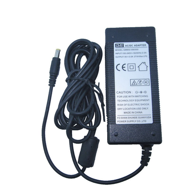 *Brand NEW* AC DC ADAPTER 9V 3.0A 27VA Max LPS GVE GM602-090300 POWER SUPPLY